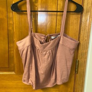 Dainty Mauve Crop Tank